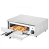 VEVOR Countertop Electric Pizza Oven, 12-inch, 1500W, 32-572 °F Temp Range, Stainless Steel Construction and Easy-to-Clean Crumb Tray, Suitable for Both Commercial and Home Use