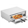 VEVOR Countertop Electric Pizza Oven, 12-inch, 1500W, 32-572 °F Temp Range, Stainless Steel Construction and Easy-to-Clean Crumb Tray, Suitable for Both Commercial and Home Use