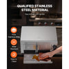 VEVOR Electric Pizza Oven for Countertops, 12-inch, 1500W, with Temp Control & 0-60 Min Timer, Even Baking Technology & Easy Clean Crumb Tray, Ideal for Both Commercial & Home Kitchens