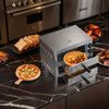 VEVOR Electric Pizza Oven for Countertops, 12-inch, 1700W, with Temp Control & 0-60 Min Timer, Even Baking Technology & Easy Clean Crumb Tray, Ideal for Both Commercial & Home Kitchens