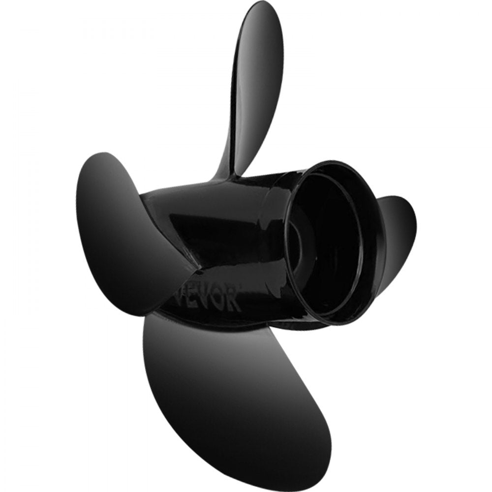 VEVOR Outboard Propeller, Replace for OEM 48-8M0084494, 4-Blade 14 1/2 x 17 Boat Propeller, Compatible with 135-300HP 2-Stroke & 4-Stroke Outboards, Alpha&Bravo I Stern-Drives, RH