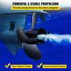 VEVOR Outboard Propeller, Replace for OEM 48-8M0084495, 4 Blades 14\" x 19\" Aluminium Boat Propeller, Compatible with 135-300HP 2-Stroke & 4-Stroke Outboards, Alpha&Bravo I Stern-Drives, RH