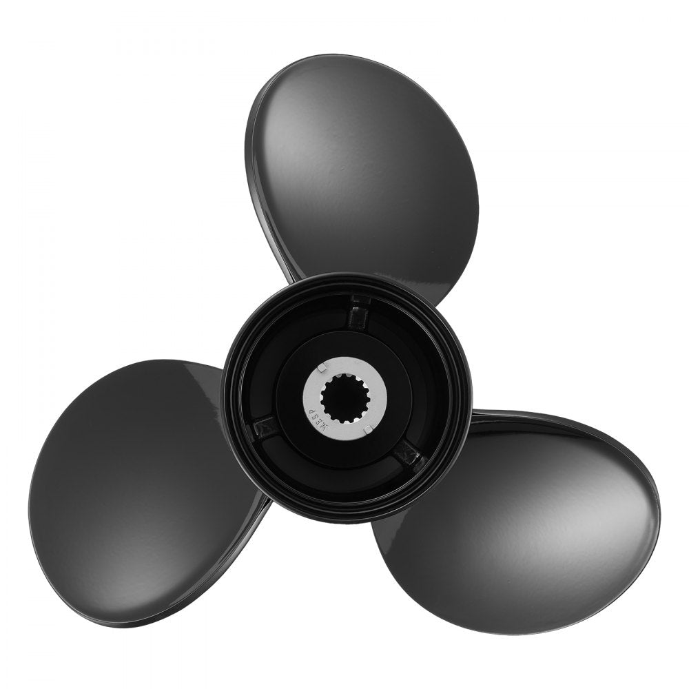 VEVOR Outboard Propeller, Upgrade OEM 15 Spline Tooth Aluminum Outboard Boat Propeller Fit Mercury/Mariner Engines 90-400 HP, 4-3/4" Gearcase, 3-Blade, RH (Right Hand Rotation), OEM No. 48-832832A45