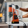 VEVOR Magnetic Drill, 1550W Motor 2 in Coring Diameter, 2922 lbf Magnetic Force, 0-550 RPM Variable Speed, Portable Electric Mag Drill Press Drilling Machine for Metal Surface, Home Improvement