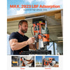 VEVOR Magnetic Drill, 1450W Motor 2 in Coring Diameter, 2922 lbf Magnetic Force, Portable Electric Mag Drill Press with 6 Coring Bits, Variable Speed, Drilling Machine for Metal Surface, Industrial