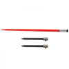 49" Hay Bale Spear 3000 lbs Capacity with Nut and Sleeve