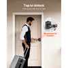 VEVOR Fingerprint Door Lock Set, Electronic Biometric Knob Keyless Entry Door Lock with Handle, Auto Locking, One-Time Code, Anti-Peeking Password, Easy Installation, for Home, Apartment, Matte Black