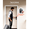 VEVOR Fingerprint Door Lock Set, Electronic Biometric Deadbolt Keyless Entry Door Lock with Handle, Touchscreen, Auto Locking, One-Time Code, Anti-Peeking Password, IC Cards, for Home, Matte Black
