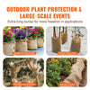 VEVOR Burlap Fabric Roll, 40” x 30 ft & 50 x 50 High Density Wide Natural Burlap Fabric Rolls, Jute Fabric Burlap Tree Wrap Roll, for Decor, Crafts, Wedding, Gardening, Plant & Tree Winter Covering