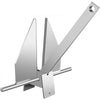 VEVOR Boat Anchor Kit 13 lb Fluke Style Anchor, Hot Dipped Galvanized Steel Fluke Anchor, Marine Anchor with Anchor, Shackles, Chain, Rope for Boat Mooring on The Beach, Boats from 20'-32'