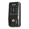 VEVOR Keyless Entry Door Lock with Handle Set, Touchpad Electronic Deadbolt with IC Card, Customizable User Codes, Keyed Entry, Auto Lock, Anti-Peeking Password, Backlit, for Home, Matte Black