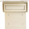 VEVOR Through-The-Door Locking Drop Box, 11.8\'\'x4.3\'\'x14.2\'\' Door Drop Box, Door Slot Mailbox with 1.77\'\' Chute & Code Lock, Rainproof Steel Mail Catcher for Depositing Mail, Keys, Rents, Chec