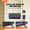 VEVOR Sturdy Metal Key Locker, Combo Lock, Mountable on Wall, 12'', Charcoal Gray, Ensures Safe Keeping of Mail and Keys