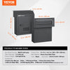 VEVOR Sturdy Metal Key Locker, Combo Lock, Mountable on Wall, 12'', Charcoal Gray, Ensures Safe Keeping of Mail and Keys
