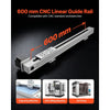 VEVOR Linear Guide Rail, Belt Drive, CNC Linear Motion Stage Actuator, with Nema34 Stepper Motor, 600 mm Stroke Work Size, High Speed Motorized, for Engraving Machine, CNC Milling Machine, 3D Printer