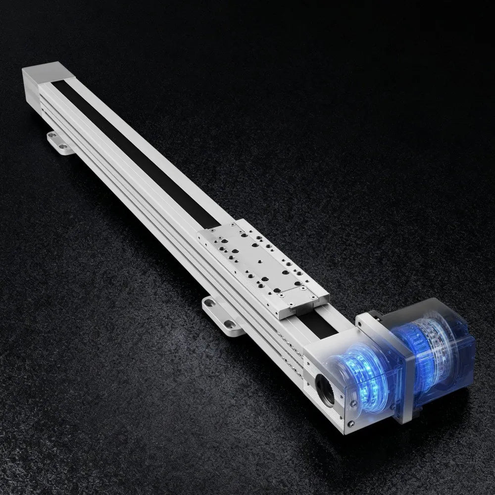 VEVOR Linear Guide Rail, Belt Drive, CNC Linear Motion Stage Actuator, with Nema34 Stepper Motor, 600 mm Stroke Work Size, High Speed Motorized, for Engraving Machine, CNC Milling Machine, 3D Printer