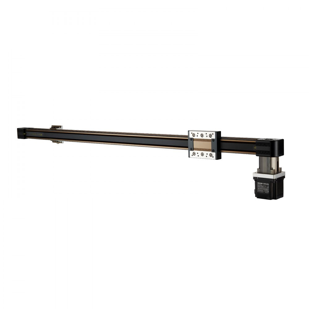 VEVOR Linear Guide Rail, Belt Drive, CNC Linear Motion Stage Actuator, with Nema34 Stepper Motor, 1300 mm Stroke Work Size, High Speed Motorized, for Engraving Machine, CNC Milling Machine, 3D Printer