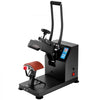 VEVOR Heat Press 6x3.75Inch Curved Element Hat Press Clamshell Design Heat Press for Hats Rigid Steel Frame No Stick Digital LCD Timer and Temperature Control (6x3.75Inch Clamshell Design)