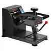 VEVOR Heat Press 6x3.75Inch Curved Element Hat Press Clamshell Design Heat Press for Hats Rigid Steel Frame No Stick Digital LCD Timer and Temperature Control (6x3.75Inch Clamshell Design)