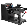 VEVOR Heat Press 6x3.75Inch Curved Element Hat Press Clamshell Design Heat Press for Hats Rigid Steel Frame No Stick Digital LCD Timer and Temperature Control (6x3.75Inch Clamshell Design)