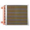 VEVOR Water to Air Heat Exchanger, 14 x 14 in Finned Tube HVAC Heat Exchanger Coil with Copper Tubes & Aluminum Fins, 65K BTU Output for Outdoor Wood Furnace, Hydronic Heating & Cooling Systems