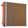 VEVOR Water to Air Heat Exchanger, 24 x 24 in Finned Tube HVAC Heat Exchanger Coil with Copper Tubes & Aluminum Fins, 225K BTU Output for Outdoor Wood Furnace, Hydronic Heating & Cooling Systems