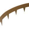 VEVOR Steel Landscape Edging, 10-pack Steel Garden Edging Borders, 39.6" L x 2" H Strips, Hammer-in Edging Border, Bendable Metal Landscape Edging for Yard, Garden, 2.5" Spike Height, Rustic Brown