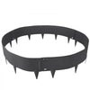 VEVOR Steel Landscape Edging, 5-pack Steel Garden Edging Borders, 39" L x 4" H Strips, Hammer-in Edging Border, Bendable Metal Landscape Edging for Yard, Garden, Lawn, 3.15" Spike Height, Black