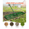 VEVOR Lawn Leveling Rake, 48"x10" Level Lawn Tool, Heavy-duty Lawn Leveler with 78" Steel Extended Handle, Yard Leveling Rake Suit for Garden, Golf Lawn, Farm