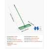 VEVOR Lawn Leveling Rake, 48"x10" Level Lawn Tool, Heavy-duty Lawn Leveler with 78" Steel Extended Handle, Yard Leveling Rake Suit for Garden, Golf Lawn, Farm