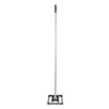 VEVOR Lawn Leveling Rake, Lawn Leveler with 78 in Handle, 17x10 in Ground Plate, Rust-Resistant Carbon Steel Soil Leveler, 5 Heights Adjustable, Effort Saving Lawn Leveling Tool for Yard Golf Court