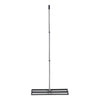 VEVOR Updated Lawn Leveling Rake with Roller, 48'' x 10" Stainless Steel Lawn Leveler with 83.9'' Adjustable Handle, Heavy Duty Yard Leveling Rake, Effort Saving Lawn Leveling Tool for Yard Golf Court