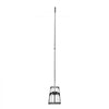 VEVOR Updated Lawn Leveling Rake with Roller, 48'' x 10" Stainless Steel Lawn Leveler with 83.9'' Adjustable Handle, Heavy Duty Yard Leveling Rake, Effort Saving Lawn Leveling Tool for Yard Golf Court