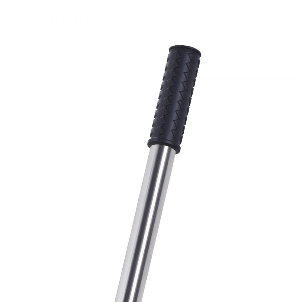 VEVOR Updated Lawn Leveling Rake with Roller, 36" x 10" Stainless Steel Lawn Leveler with 83.9" Adjustable Handle, Heavy Duty Yard Leveling Rake, Effort Saving Lawn Leveling Tool for Yard Golf Court