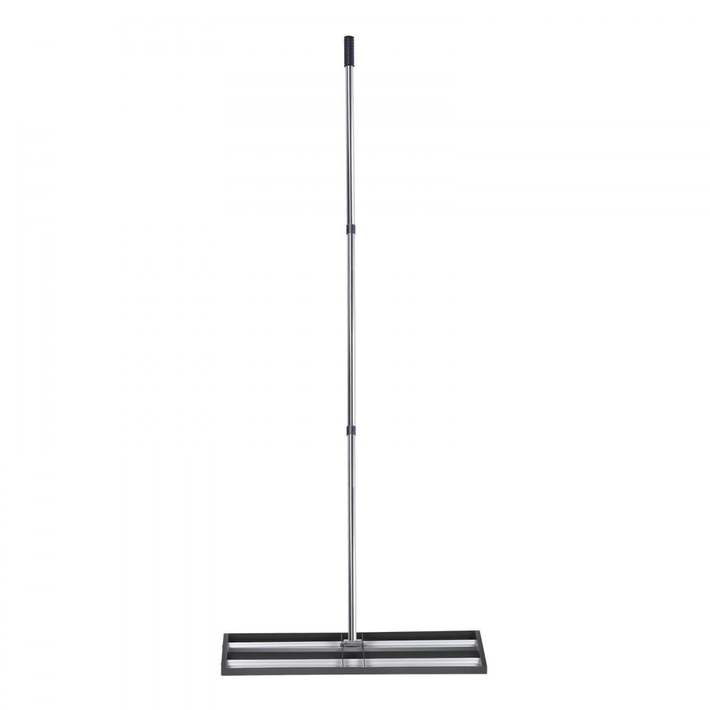 VEVOR Updated Lawn Leveling Rake with Roller, 36" x 10" Stainless Steel Lawn Leveler with 83.9" Adjustable Handle, Heavy Duty Yard Leveling Rake, Effort Saving Lawn Leveling Tool for Yard Golf Court
