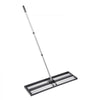 VEVOR Updated Lawn Leveling Rake with Roller, 36" x 10" Stainless Steel Lawn Leveler with 83.9" Adjustable Handle, Heavy Duty Yard Leveling Rake, Effort Saving Lawn Leveling Tool for Yard Golf Court