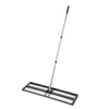 VEVOR Updated Lawn Leveling Rake with Roller, 36" x 10" Stainless Steel Lawn Leveler with 83.9" Adjustable Handle, Heavy Duty Yard Leveling Rake, Effort Saving Lawn Leveling Tool for Yard Golf Court