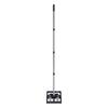 VEVOR Updated Lawn Leveling Rake with Roller, 17" x 10" Stainless Steel Lawn Leveler with 63.4" Adjustable Handle, Heavy Duty Yard Leveling Rake, Effort Saving Lawn Leveling Tool for Yard Golf Court