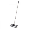VEVOR Updated Lawn Leveling Rake with Roller, 17" x 10" Stainless Steel Lawn Leveler with 63.4" Adjustable Handle, Heavy Duty Yard Leveling Rake, Effort Saving Lawn Leveling Tool for Yard Golf Court