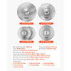 VEVOR Low Volume Cymbal Pack, 4 Pieces Quiet Cymbals for Drum Set, Alloy Cymbals Drum Set Includes 14-inch Hi-Hats, 16-inch Crash, 18-inch Crash, 20-inch Ride, Drumsticks & Cymbal Bag, Bright Copper