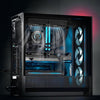 VEVOR CPU Liquid Cooler, AIO CPU Water Cooler - 120mm PWN Fans, Pump, 1.8'' Display, Max. 2200RPM CPU Cooling Fan, Efficient Black PC Water Cooler for Intel 115X/1366/2011/1700/1200, AMD AM4/AM5