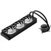 VEVOR CPU Liquid Cooler, AIO CPU Water Cooler - 3 x 120mm PWN Fans & Pump, Customizable Black PC Liquid Cooler with 2.1'' LCD Display & ARGB light, for Intel 115X/1366/2011/1700/1200, AMD AM4/AM5