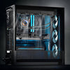 VEVOR CPU Liquid Cooler, AIO CPU Water Cooler - 3 x 120mm PWN Fans, Pump & 2.1'' LCD Display, Max 2200PRM Black CPU Cooling Fan, Compatible for Intel 115X/1366/2011/1700/1200, AMD AM4/AM5