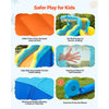 VEVOR Inflatable Bounce House, 11.6 x 13.1 x 7.7 ft Inflatable Bounce House Water Slide, Bouncer Castle with Bounces Zone, Climbing Wall, Splash Pool & Water Ring Toss, for 3 to 4 Kids Ages 3 to 8