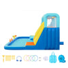 VEVOR Inflatable Bounce House, 11.6 x 13.1 x 7.7 ft Inflatable Bounce House Water Slide, Bouncer Castle with Bounces Zone, Climbing Wall, Splash Pool & Water Ring Toss, for 3 to 4 Kids Ages 3 to 8