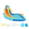 VEVOR Inflatable Bounce House, 11.6 x 13.1 x 7.7 ft Inflatable Bounce House Water Slide, Bouncer Castle with Bounces Zone, Climbing Wall, Splash Pool & Water Ring Toss, for 3 to 4 Kids Ages 3 to 8