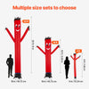 VEVOR Inflatable Tube Man Set, 10 ft Tall, Wacky Waving Inflatable Dancing Tube Guy with 9/10 HP Blower, PP Shell IPX3 Waterproof Blower Fan, for Outdoor Advertising Business Store Party