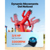 VEVOR Inflatable Tube Man with Blower, 10 ft Tall, Wacky Waving Wind Flying Inflatable Dancing Tube Guy with 3/4 HP IPX3 Waterproof Blower Fan, for Outdoor Advertising Business Store Decoration, Red
