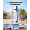 VEVOR Inflatable Tube Man with Blower, 10 ft Tall, Wacky Waving Wind Flying Inflatable Dancing Tube Guy with 3/4 HP IPX3 Waterproof Blower Fan, for Outdoor Advertising Business Store Party Decoration