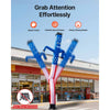 VEVOR Inflatable Tube Man, 20-Feet Tall, Wacky Waving Dancing Tube Guy, Wind Flying Arm Flailing Air Puppet, 18-Inch for Outdoor Advertising, Business Store, Increase Visibility (Blower Not Included)